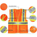 high visibility safety vest with reflective tapes